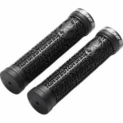 REVERSE COMPONENTS STAMP SINGLE Grips Lock-On Black