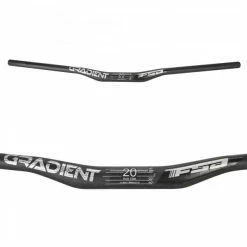 FSA GRADIENT Handlebar Carbon 20mm Rise 31,8/800mm Black