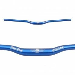 FUNN FLAT OUT Riser Handlebar 15 Mm Rise 31.8/750 Mm Blue
